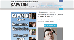 Desktop Screenshot of lesrencontresmusicales.com